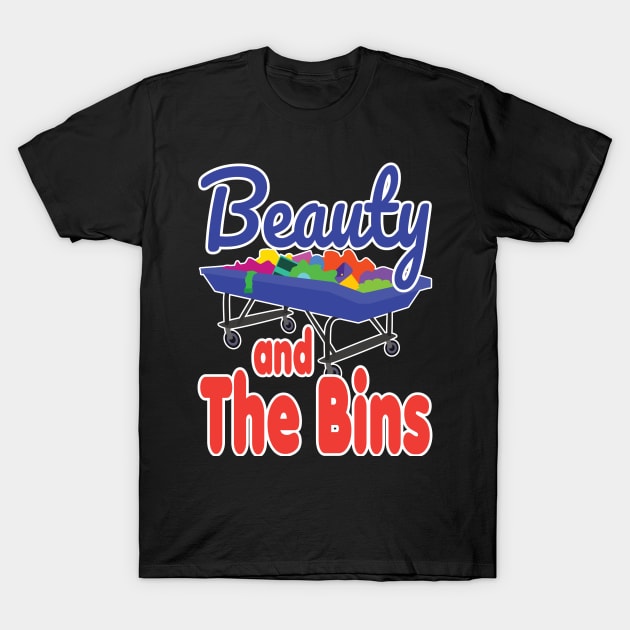 Beauty and the Bins T-Shirt by jw608